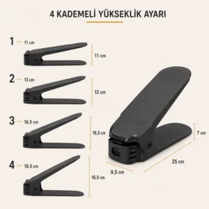 Rika Garden 4 Kademeli Ayakkabı Düzenleyici alternatif görsel