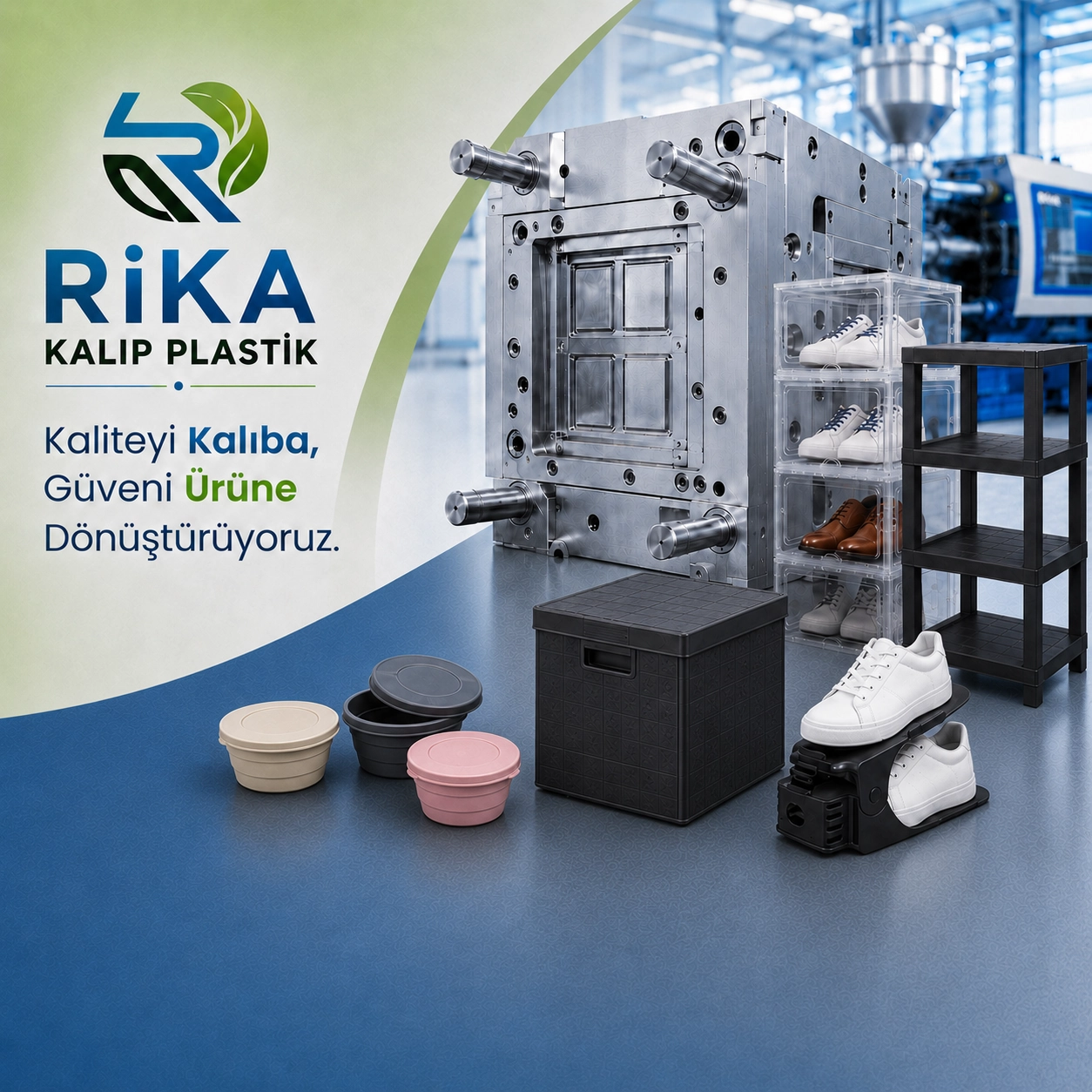 Rika Kalıp Plastik, plastik ürün sektöründe kalite, yenilikçi üretim anlayışı ve müşteri memnuniyetini ön planda tutan bir üretim markasıdır.